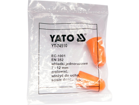 EAR PLUGS 38DB (200 PAIRS)