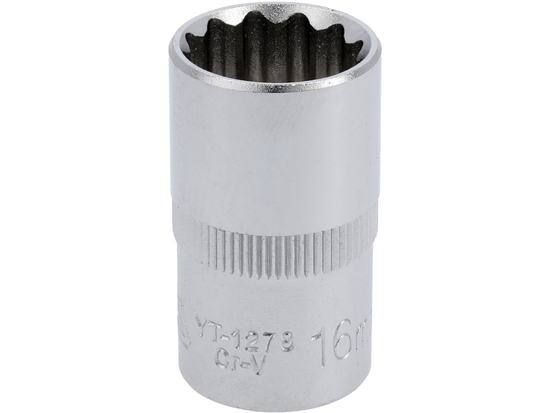 ZÁSUVKA DVANÁCTSTRANNÁ 1/2'' 16 MM