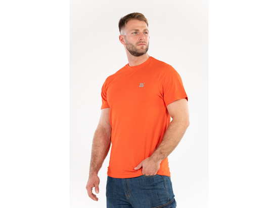 KOSZULKA T-SHIRT SERIA TALL POMARAŃCZOWA Z ELASTANEM ROZM. L