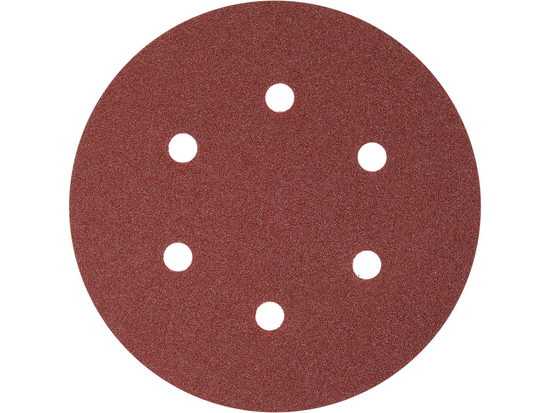 VELCRO ABRAZĪVAIS DISKS, 6 AUGUMI, P100 150 MM / 50 GAB.