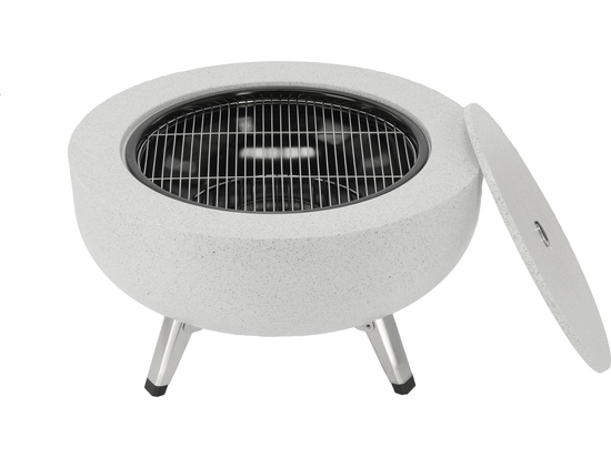 STEEL FIRE PIT 3IN1 WITH GRID 43.5CM