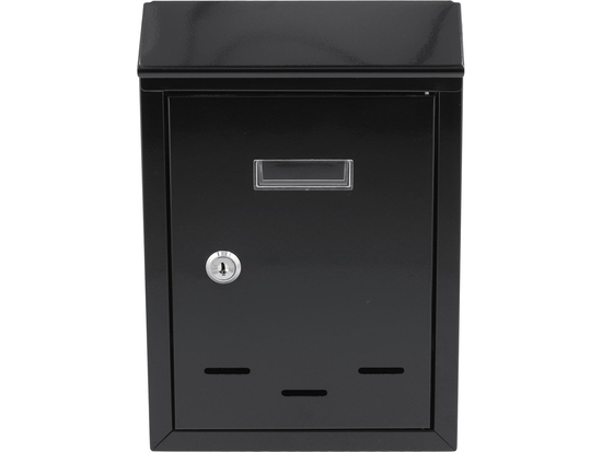 CASSETTA PER LETTERE 285X200X60MM NERA