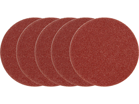 DISCOS ABRASIVOS 125MM /VELCRO/, P150, 5 UNDS.