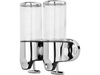 DISPENSADOR DE JABÓN LÍQUIDO DE PARED 2X500 ML CROMADO