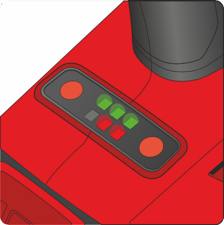 AVVITATORE A IMPULSI BRUSHLESS A BATTERIA 18V 350NM CON DUE BATTERIE DA 4AH E CARICABATTERIE