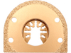 BRAZED CARBIDE D-SHAPE BLADE FOR OSCILLATING MULTITOOL HM