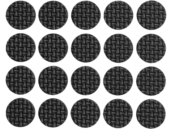 ALMOFADAS ANTIDERRAPANTES 20 MM PRETAS