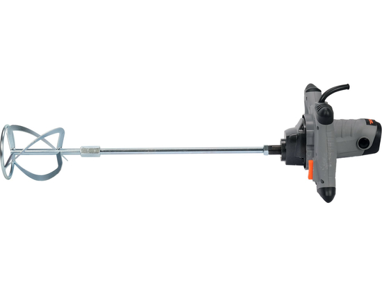 MIESZADŁO DO ZAPRAW 850W (M14;0-900 OBR) Z DWIEMA KOŃCÓWKAMI MIESZAJĄCYMI W ZESTAWIE