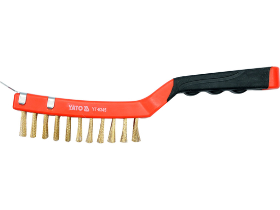  WIRE BRUSH WITH PLASTIC HANDLE