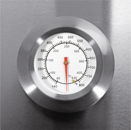 GAS GRILL ZUSHI 3+1 STAINLESS STEEL 11.2KW