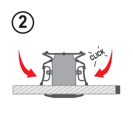 CLIPS MONOÉLÉMENT POUR NIVELLEMENT CARREAUX 6-9MM 100 PCS.