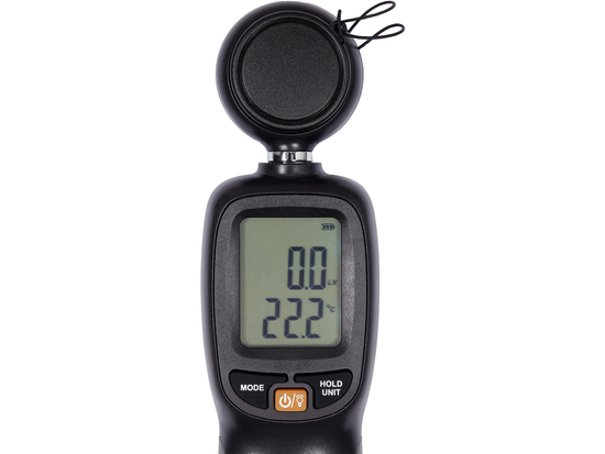 MEDIDOR DE INTENSIDAD LUMÍNICA Y TEMPERATURA AMBIENTE