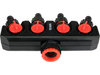 4 WAY TAP ADAPTOR 3/4"-1"