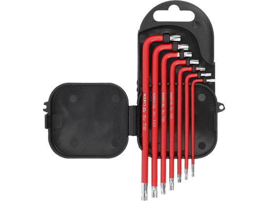 CONJUNTO DE CHAVES ALLEN TORX REVESTIDAS, 7 PEÇAS.