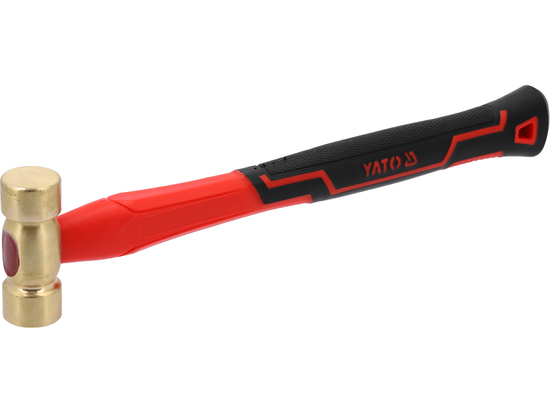 BRASS HAMMER WITH FIBERGLASS HANDLE 300G