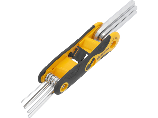 KLUCZE HEX 1,5-8 MM, CR-V, ZESTAW 8 SZT.