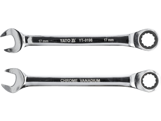 LLAVE COMBINADA CON CARRACA 17 MM