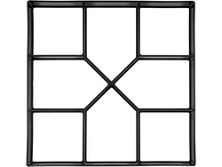 FORMA PARA PEDRAS DE PAVIMENTO DECORATIVAS