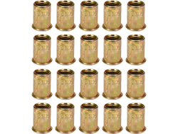 TUERCAS REMACHABLES DE ACERO M3, 20 UDS.