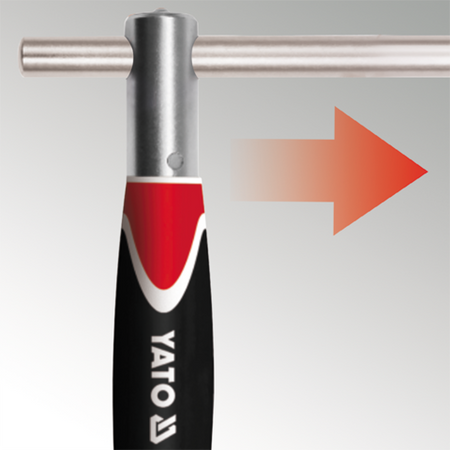 T-TYPE DEEP SOCKET WRENCH WITH ROTARY HANDLE 13 MM