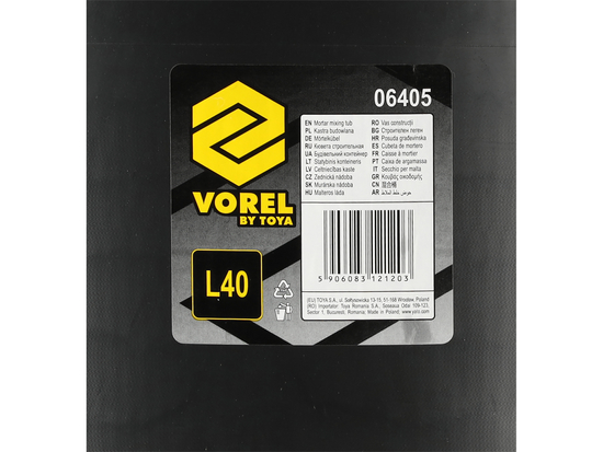 KASTRA, CONTENTOR DE CONSTRUÇÃO, REDONDO L40