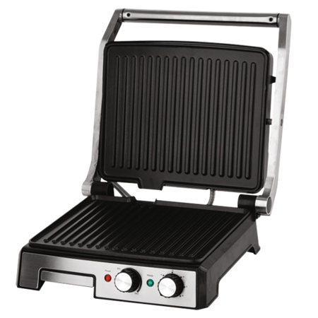ELEKTROMOS GRILL 2000W, 29,5X24CM, IDŐZÍTŐ