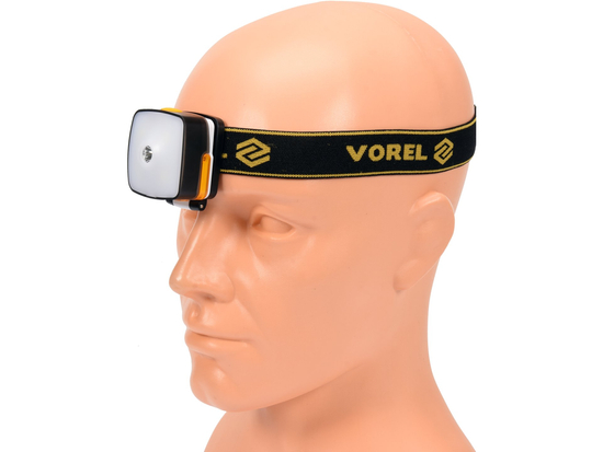 RECHARGEABLE HEADLAMP 3W LED AND 4 SMD LED