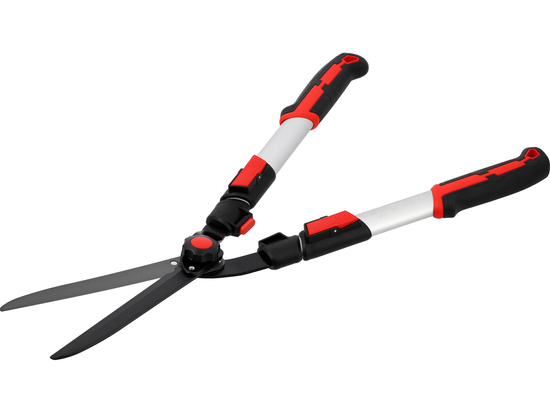 TELESCOPIC STRAIGHT CUTTING EDGE HEDGE SHEARS 660-825MM