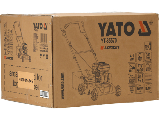 2 IN 1 GASOLINE SCARIFIER + AERATOR 38 CM