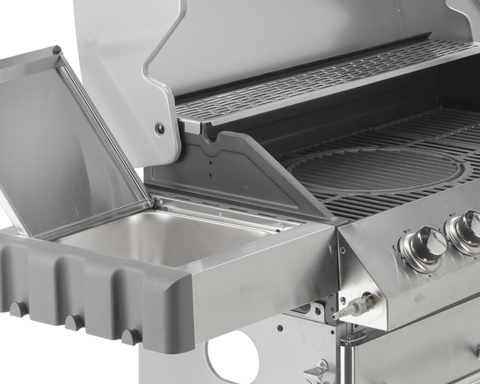 GRIL À GAZ ITAMI 6+1, ACIER INOXYDABLE 20,5KW, AVEC VERRE