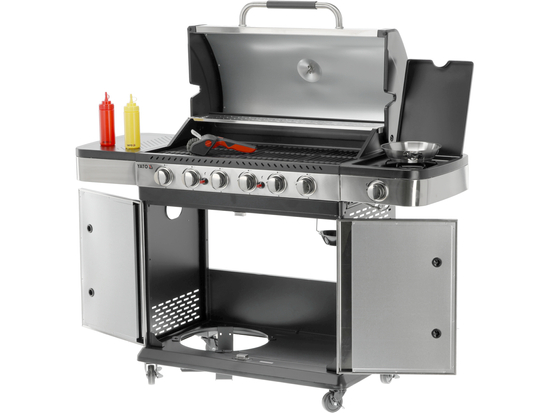 ZUSHI 6+1 PLYNOVÝ GRIL NEREZ 20,2 KW