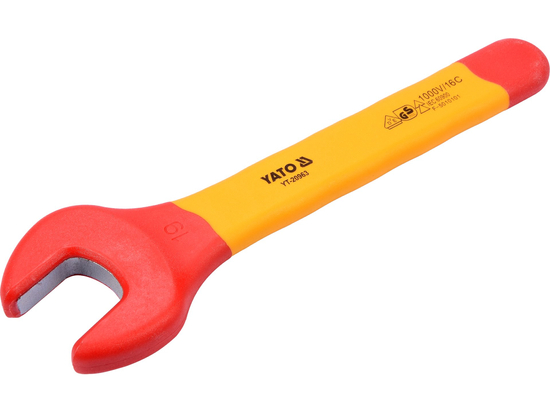 INSULATED OPEN END WRENCH SIZE: 19MM VDE