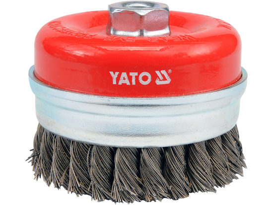 BROSSE AVANT FI 100MM AVEC FILETAGE M14, FIL TENDU