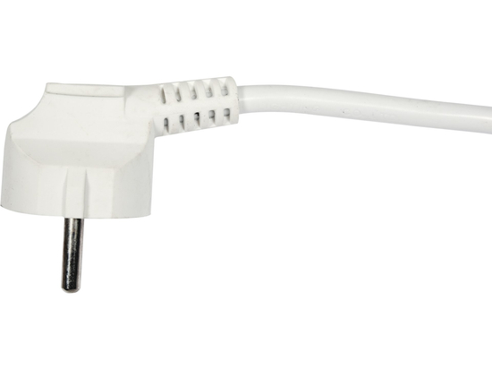 ALARGADOR ELÉCTRICO BLANCO 6 TOMAS CON PUESTA A TIERRA 1,5M CON INTERRUPTOR