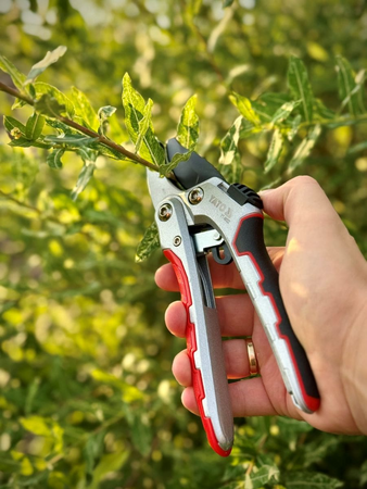 RATCHET ANVIL PRUNER 190MM WITH LOCK