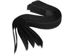 HOOK AND LOOP CABLE TIES 300MM 10PCS BLACK