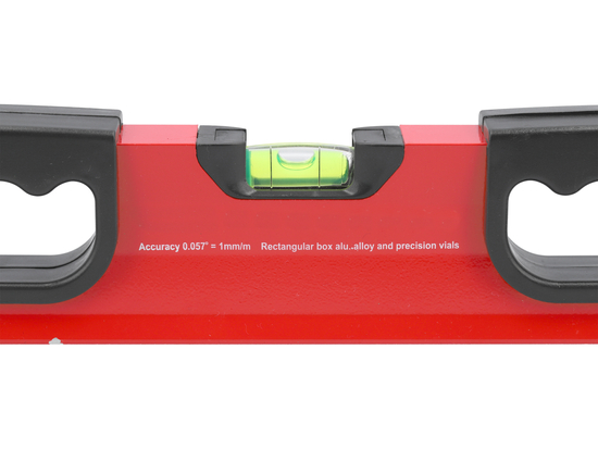 ALUMINIUM LEVEL, 2 HOLDERS 600 MM