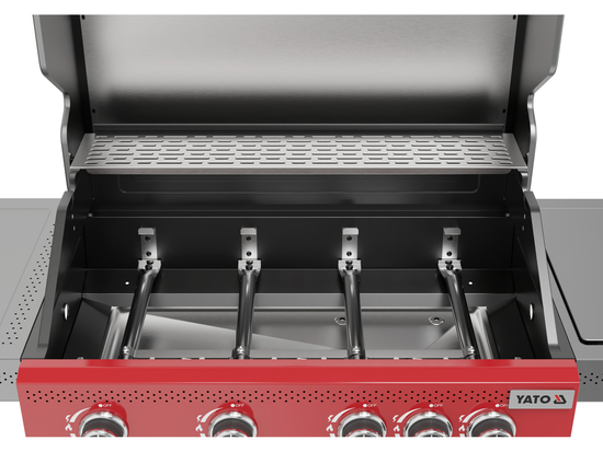 GÁZGRILL ITAMI 4+1, 14,5KW, PIROS
