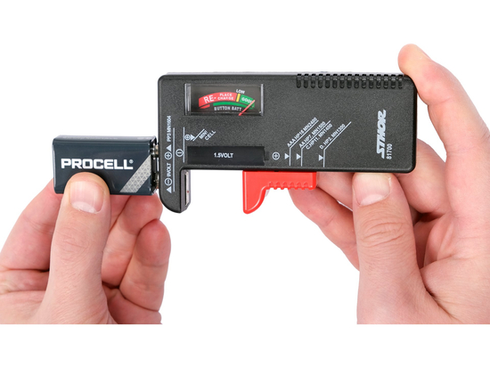 AKKUMULÁTORTESZTER 1,5V ÉS 9V MINDEN TÍPUSBAN