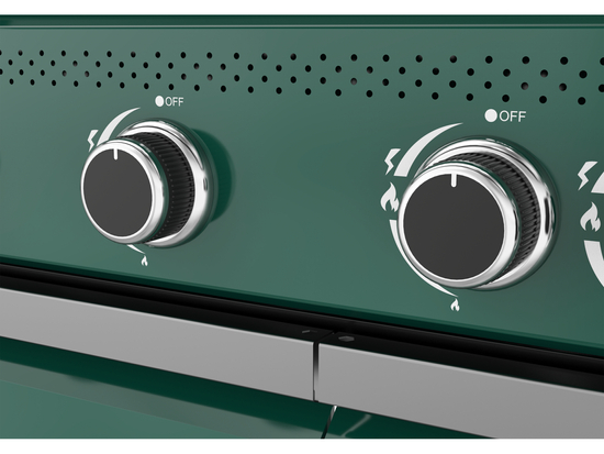 GRIGLIA A GAS ITAMI 4+1, 14,5 KW, VERDE