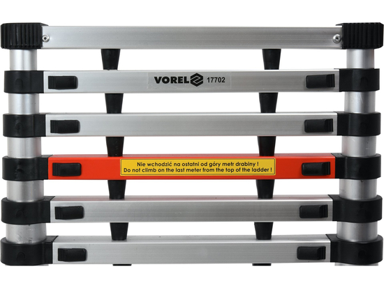 ALUMINIUM TELESCOPIC LADDER 3,8M 13STEPS