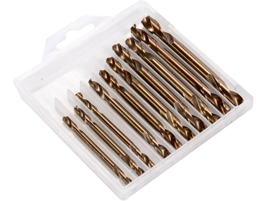 JUEGO DE BROCAS DE DOBLE CARA PARA METAL 3.0-6.0MM 10UNDS.