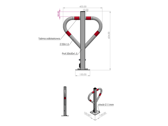 TRAVA DE ESTACIONAMENTO BUTTERFLY LOCK