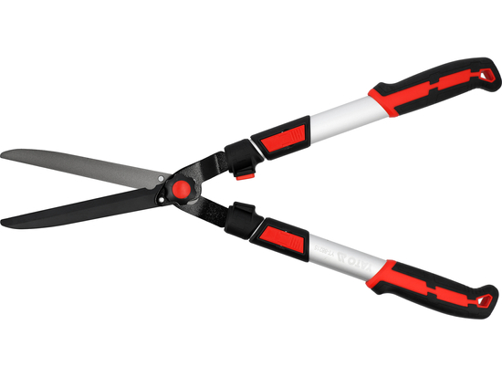 TELESCOPIC STRAIGHT CUTTING EDGE HEDGE SHEARS 660-825MM