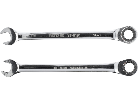 CLE MIXTE A CLIQUET 10 MM