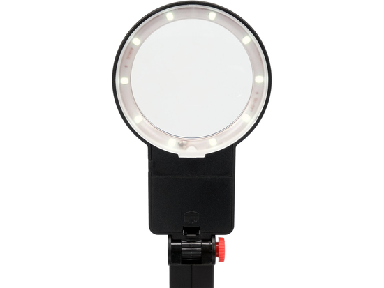 TERZA MANO CON DOPPIA LUCE LED INGRANDENTE