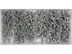 RIVETS AVEUGLE 400 PCS. MÉLANGE DE TAILLES