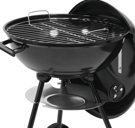 ROUND CHARCOAL GRILL WITH LID 41CM