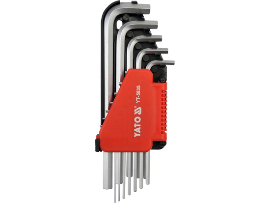  HEX KEY SET, S.A.E., LONG 12 PCS