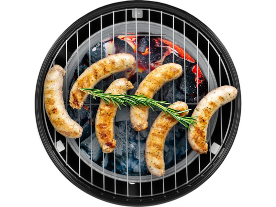 GRIL À CHARBON PORTABLE, GRILLE 32CM